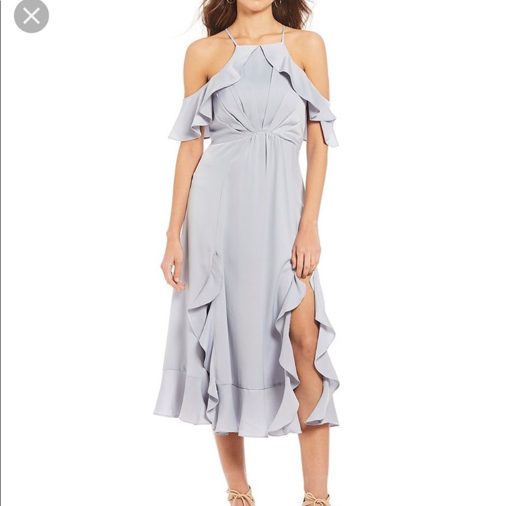 NWT Lilac/Silver Gianni Bini dress that flows & hangs perfectly!!